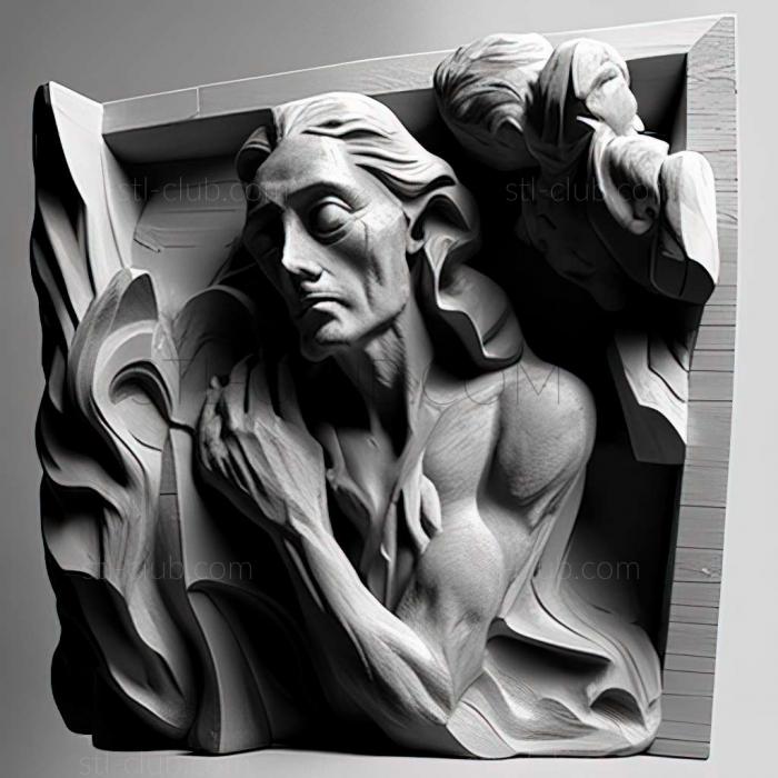 3D model Elaine de Kooning (STL)